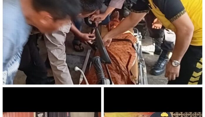 Warga Jambi Di Gemparkan Penemuan Jenazah Pria Tua Tergeletak Di Depan Ruko Dekat Polda Jambi