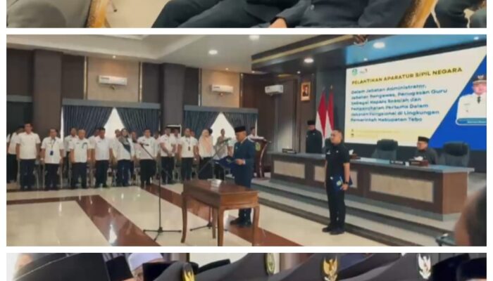‎Rotasi Besar Pejabat Pemerintah Kabupaten Tebo Adapun Yang Di Lantik Administrator, Pengawas, Fungsional, Dan Kepala Sekolah
