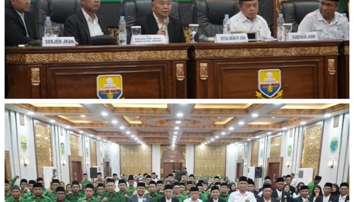 Pengurus Wilayah JKSN Provinsi Jambi Resmi Dilantik, Al Haris Ajak Perkuat Peran dalam Pembinaan Generasi Muda