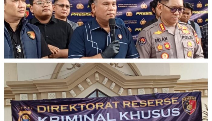 ‎Tiga Tersangka Dibekuk, Polda Jambi Ungkap Kasus Pembobolan Bank Jambi Rp144,82 Miliar