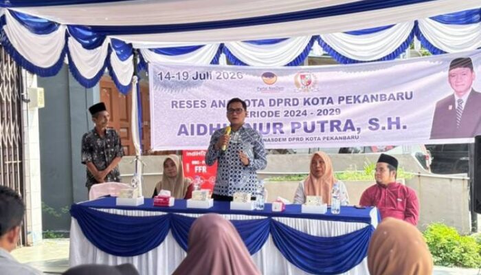 Warga Senapelan Apresiasi Aidhil Nur Putra, Lampu PJU Hasil Usulan Reses Kini Terpasang
