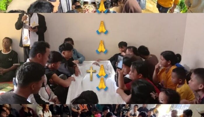 Prosesi Pemakaman Ibunda Adirina Zai, Ibu Kandung Nando Saputra Gulo Berlangsung Khidmat dipimpin GBT Bernake dan Dihadiri Tokoh Lintas Gereja