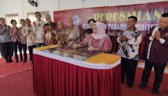 Resmikan Gedung Baru SMK Paramita Maitreya Duri, Bupati Kasmarni : Perkuat Akses Pendidikan Menengah di Bengkalis
