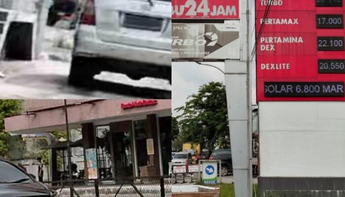 Lapor Pak Polisi, Diduga SPBU 14.282.6114 Layani Mobil Modifikasi Langsir Solar