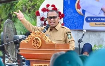 Wakil Bupati Bagus Santoso Buka Puncak Peringatan HKG PKK Ke-54 dan Sosialisasi Posyandu 6 SPM Tingkat Kabupaten Bengkalis