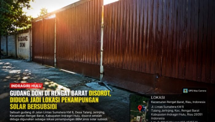 Gudang BBM Ilegal Milik Oknum TNI Doni Kebal Hukum, APH Diminta Jangan Tutup Mata!