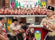 Wabup Tebo Lepas Kontingen Gerakan Pramuka Kwarcab Tebo Menuju Jambore Nasional