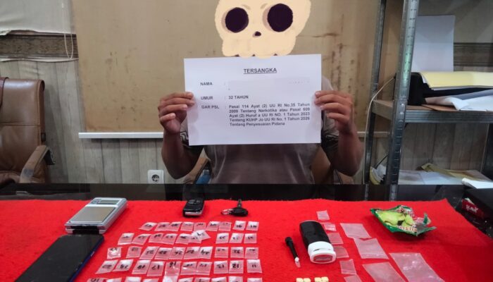 Tim Satresnarkoba Polresta Jambi Berhasil Mengamankan Dugaan Pelaku Pengedar Narkotika