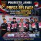 ‎Polresta Jambi Gelar Press Release Bersama Tim Satresnarkoba Ungkap Kasus Narkotika Semester 1 2026