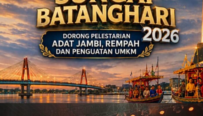 ‎Pembukaan Acara Festival Sungai Batanghari 2026 : Dorong Pelestarian Adat Jambi, Rempah dan Penguatan UMKM