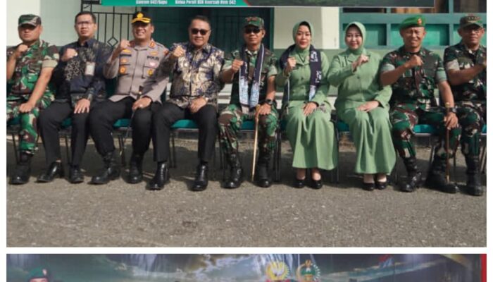 Kunker Danrem 042/Gapu Brigjen TNI Nyamin Ke Kodim 0417/Kerinci