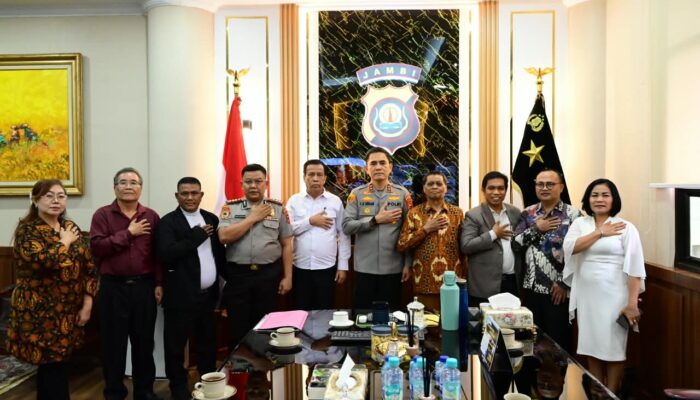 Kapolda Jambi Terima Audiensi Pengurus Terpilih BAMAG LKK Indonesia Provinsi Jambi, Bahas Persiapan Pelantikan