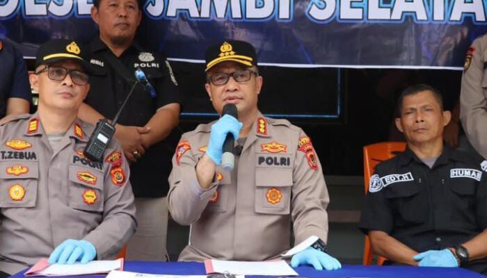 Polsek Jambi Selatan Amankan Dua Terduga Pelaku Pencurian dengan Kekerasan Kalung Emas