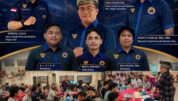 Silaturahmi Garda Pemuda NasDem Bagan Sinembah Digelar di Hotel Suzuya, Perkuat Solidaritas dan Semangat Restorasi Indonesia