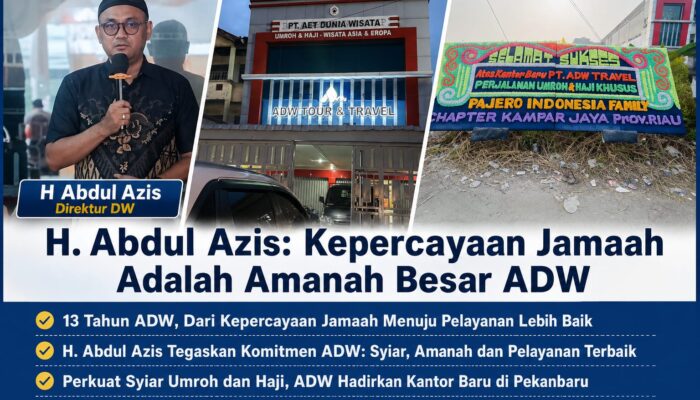 H. Abdul Azis: Kepercayaan Jamaah Adalah Amanah Besar ADW