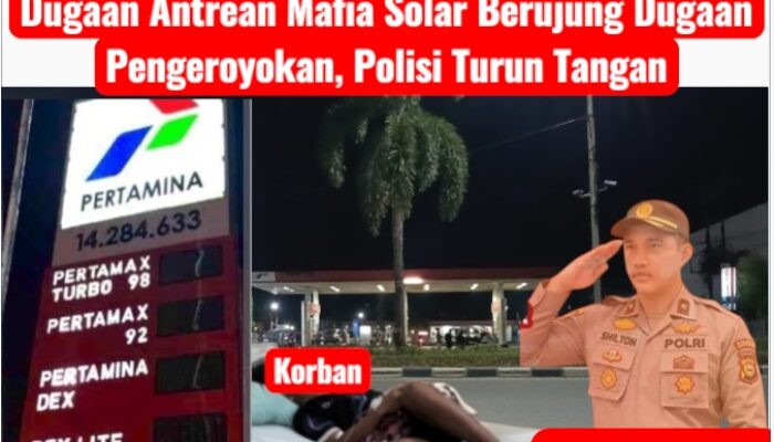 SPBU 14.284.633 Pangkalan Kerinci Disorot: Dugaan Antrean Mafia Solar Berujung Dugaan Pengeroyokan, Polisi Turun Tangan