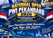 32 Wartawan Se-Indonesia Ramaikan National Open Biliar PWI Pekanbaru