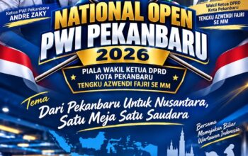 32 Wartawan Se-Indonesia Ramaikan National Open Biliar PWI Pekanbaru