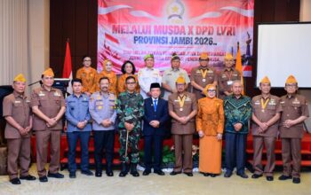 Pemprov Jambi Bersama Polda Jambi Dukung Pewarisan Semangat Juang ’45 dalam Musda LVRI Provinsi Jambi