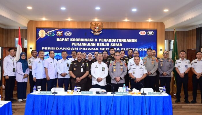 Polda Jambi Perkuat Sinergi Aparat Penegak Hukum melalui Persidangan Pidana Secara Elektronik