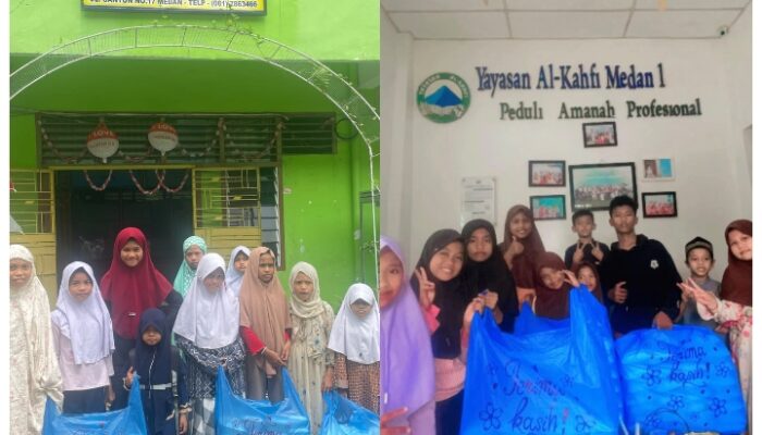 Jumat Berkah, Staf Grand Dragon & New Paragon Salurkan 200 Kotak Nasi di Dua Panti Asuhan di Medan