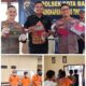 ‎Polsek Kota Baru Ungkap Empat Kasus Tindak Pidana, Tujuh Tersangka Diamankan ‎
