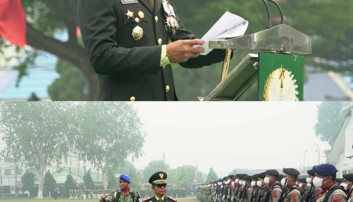Korem 042/Gapu Gelar Upacara HUT KE-81 TNI Di Jambi, Teguhkan Sinergi TNI Bersama Rakyat, Jaga Profesionalisme, Soliditas Dan Kesiapsiagaan