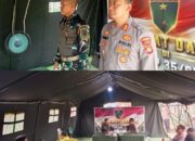 Kapolres Tebo Berikan Surprise kepada Brigif TP 35/Siginjai dalam Rangka HUT ke-81 TNI
