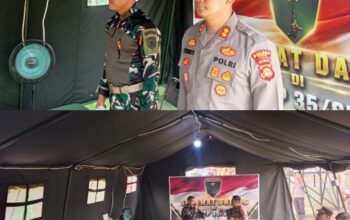 Kapolres Tebo Berikan Surprise kepada Brigif TP 35/Siginjai dalam Rangka HUT ke-81 TNI