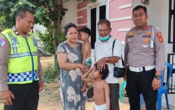Patroli Hunting, Polisi Temukan Balita Lepas dari Pantauan Orang Tua di Jalan Lintas Tebo