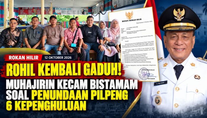 Rohil Kembali Gaduh! Muhajirin Kecam Bistamam soal Penundaan Pilpeng 6 Kepenghuluan