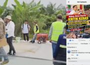 Kritik Keras Jhony Charles Berbuah Hasil, Perbaikan Jalan Nasional Simpang Bangko–Dumai–Pekanbaru Mulai Dikerjakan