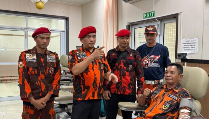 MPC PEMUDA PANCASILA PEKANBARU GELAR DONOR DARAH HUT KE-67