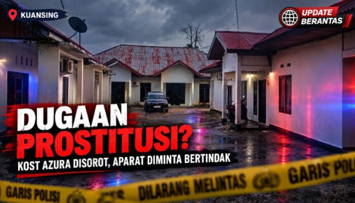 DUGAAN PRAKTIK PROSTITUSI DI KOST AZURA DISOROT, APARAT DIMINTA SEGERA LAKUKAN PEMERIKSAAN