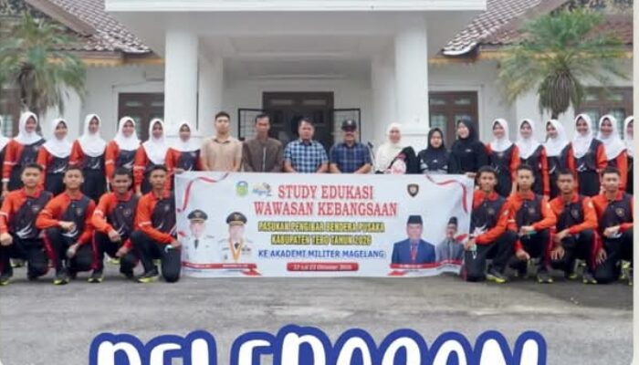 Wabup Tebo Lepas Anggota Paskibraka 2026 Ikuti Study Edukasi, Perluas Wawasan dan Pengalaman
